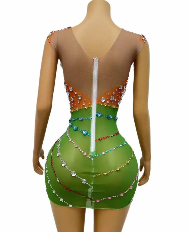 LAYLANI TASSEL MINI DRESS
