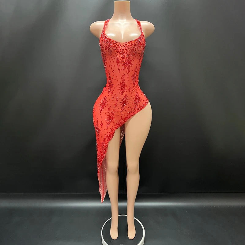 SHOW IT OFF LITTLE RED RIDDING DRESS