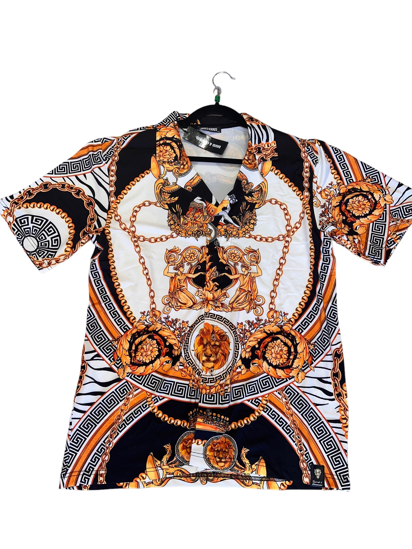HIGH QUALITY 3D TWO PIECE HAWAIIAN BEACH WEAR MEN POLO SHORTS SET WITH DRAW STRING