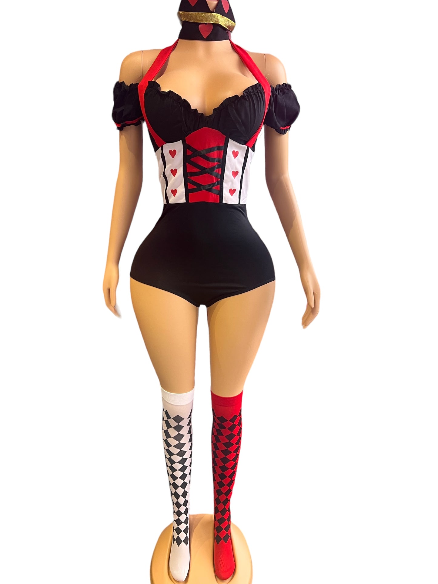 RED HEART QUEEN ADULT HALLOWEEN QUEEN COSTUME