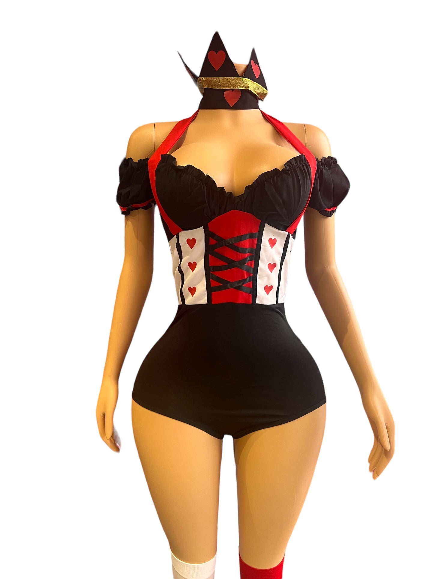 RED HEART QUEEN ADULT HALLOWEEN QUEEN COSTUME