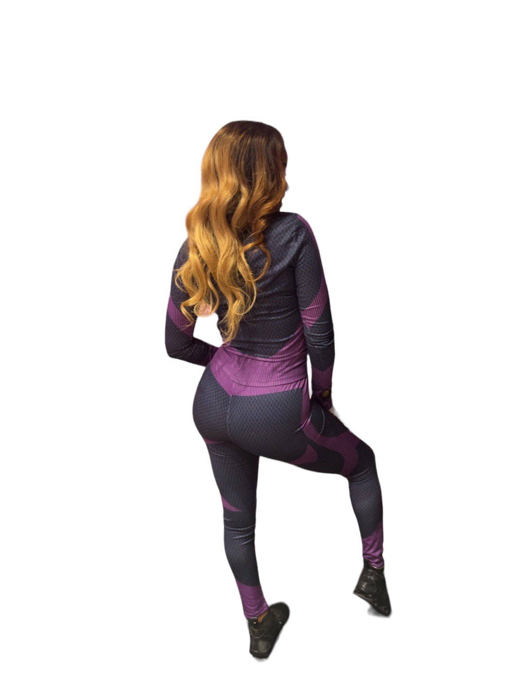 POSITIONING LONG SLEEVE TWO-PIECE SPORTS WEAR