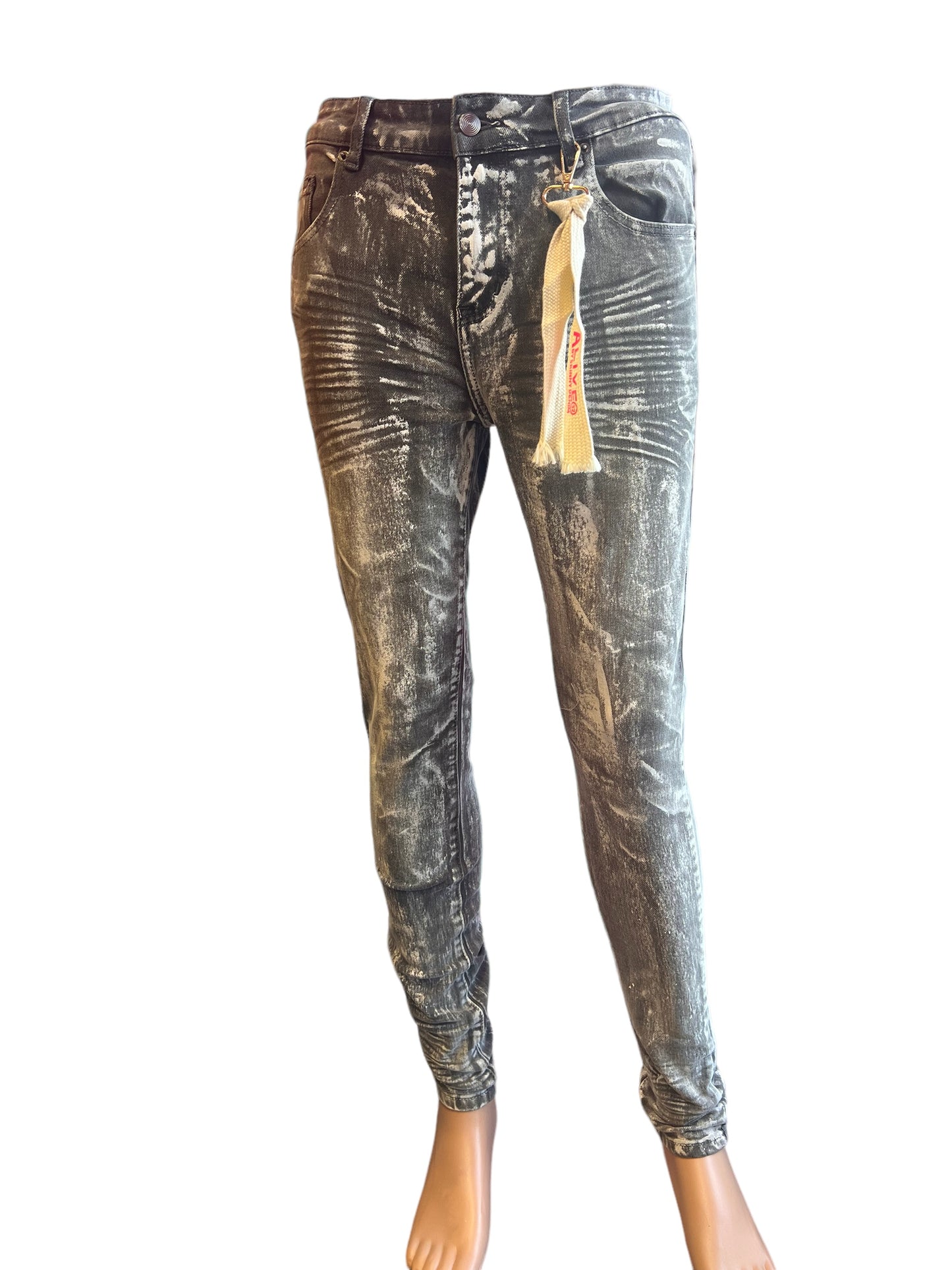 ALIVE BRAND JEANS LOW RISE SLIM FIT