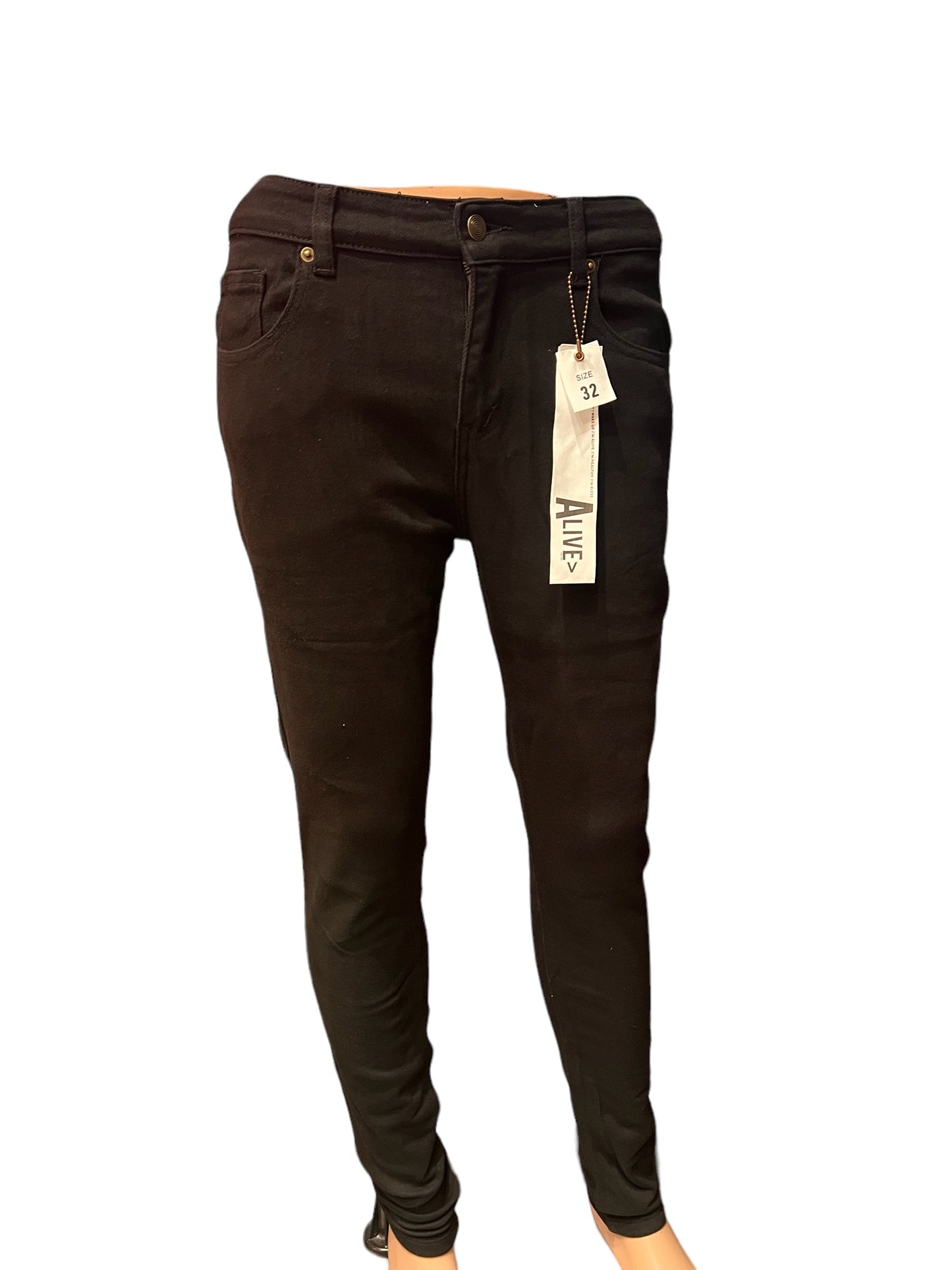 ALIVE BRAND BLACK SKINNG JEANS