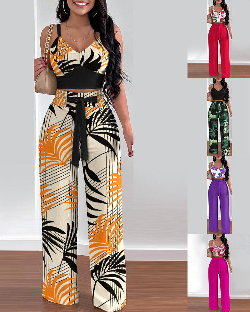 BAHAMAS PRINT TWO-PIECE SET