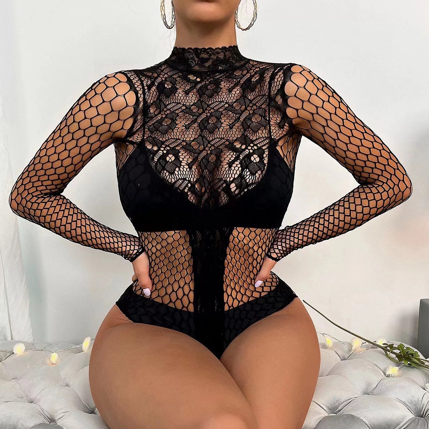 SEE THROUGH SEXY BODYSTOCKING LINGERIE