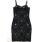 SMOOCHES LACE BODYCON MINI DRESS