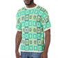 ISAIAH GREEN PATTERN FASHION T-SHIRT