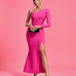 CLASSY FUCHSIA PINK DRESS