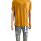 MEN'S PLAIN DROP SHOULDER CURVED HEM LONGLINE T-SHIRT