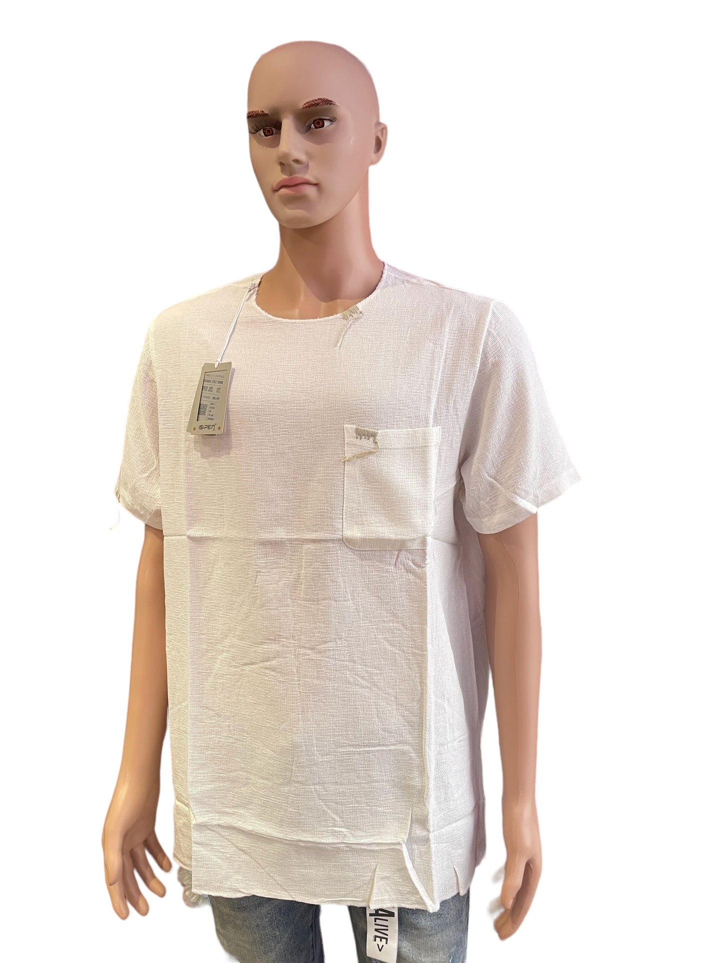 ORGANIC COTTON TEE SHORT SLEEVES BLANK T-SHIRT