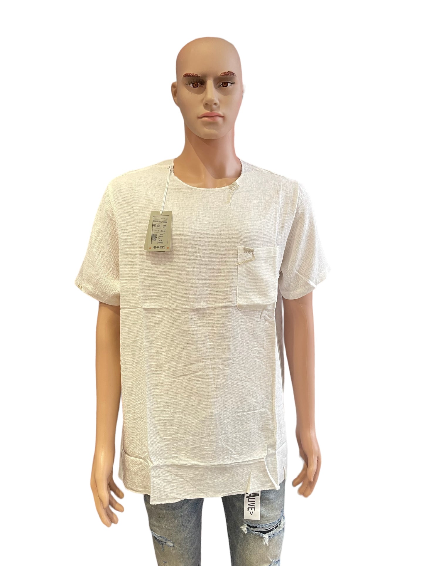 ORGANIC COTTON TEE SHORT SLEEVES BLANK T-SHIRT