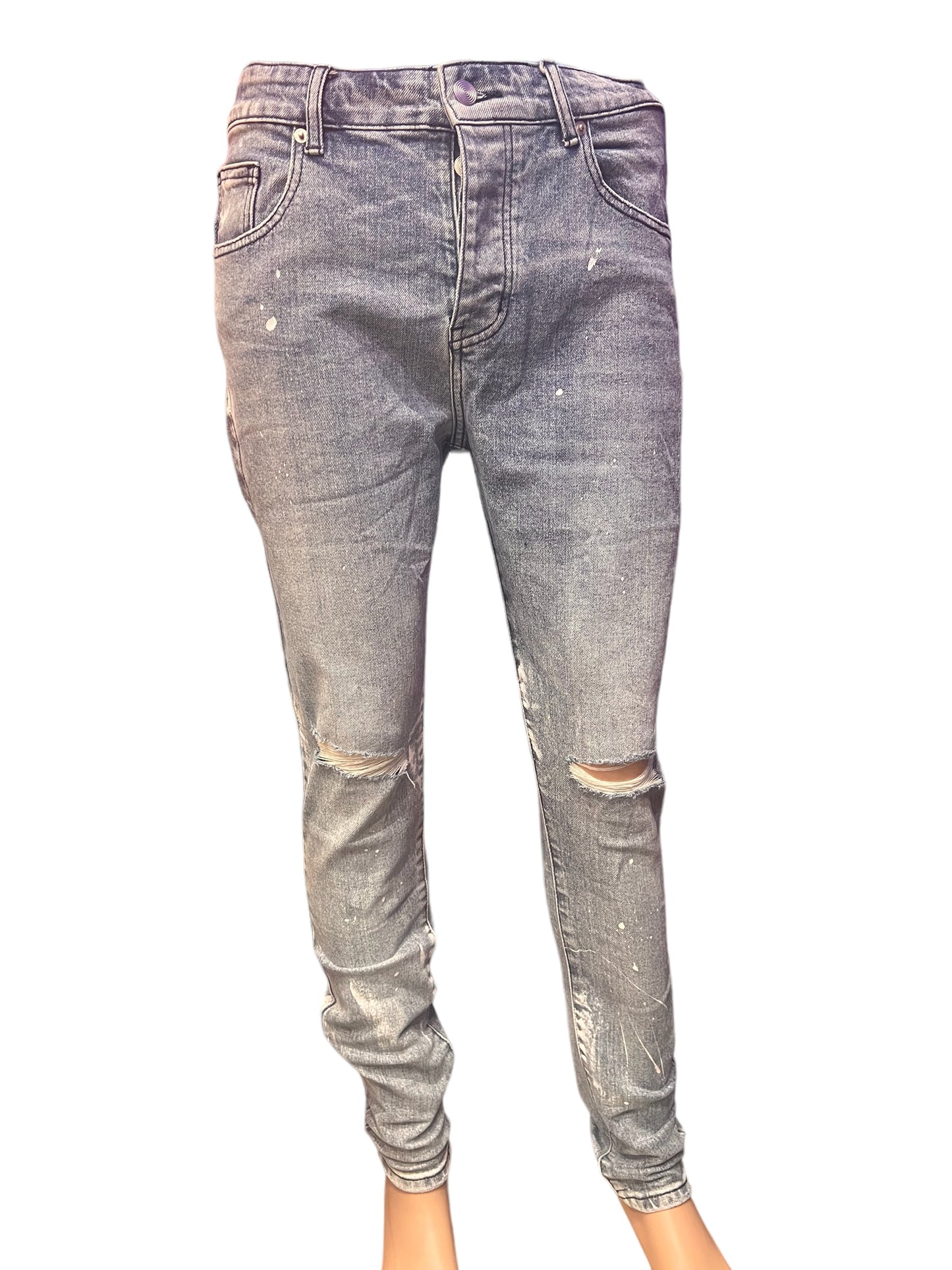 ALIVE HOMME DISTRESSED RIPPED MEN JEANT