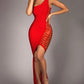 SMOOCHES MERMAID MAXI BANDAGE DRESS