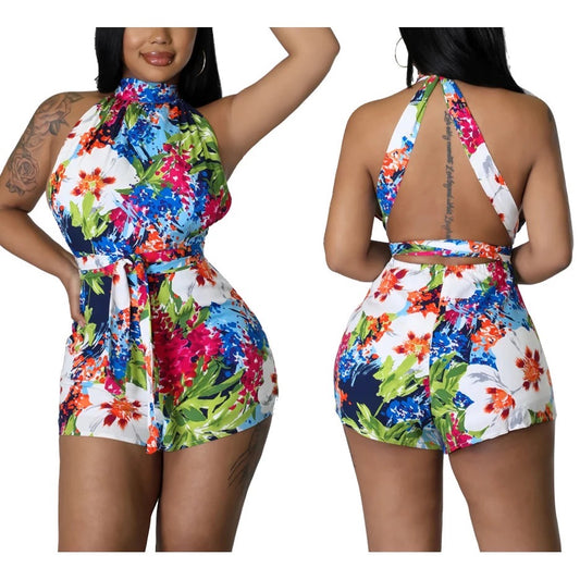 FLORAL PRINT ROMPER