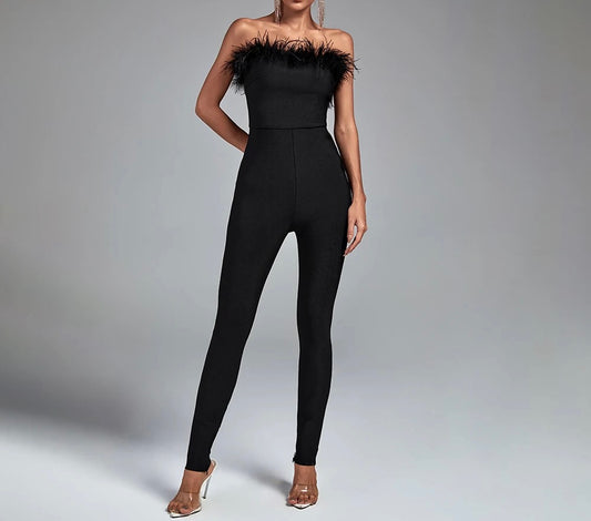 SMOOCHES TUBE BODYCON JUMPSUIT