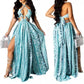BEACH CASUAL PRINTED MAXI DRESS
