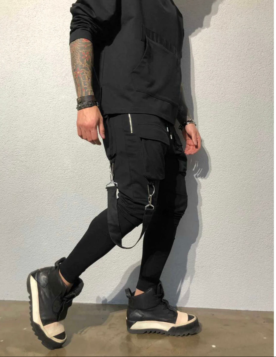 ALESSANDRO BLACK FASHION JOGGER