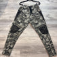 CAMO FASHION JEANS WITH LACE DETAILS