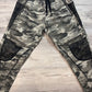 CAMO FASHION JEANS WITH LACE DETAILS