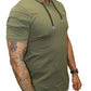 MEN'S SHORT SLEEVE DESTRESS T-SHIRT WITH DRAW STRING