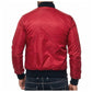 SOFT SHELL BOMBER JACKET RED